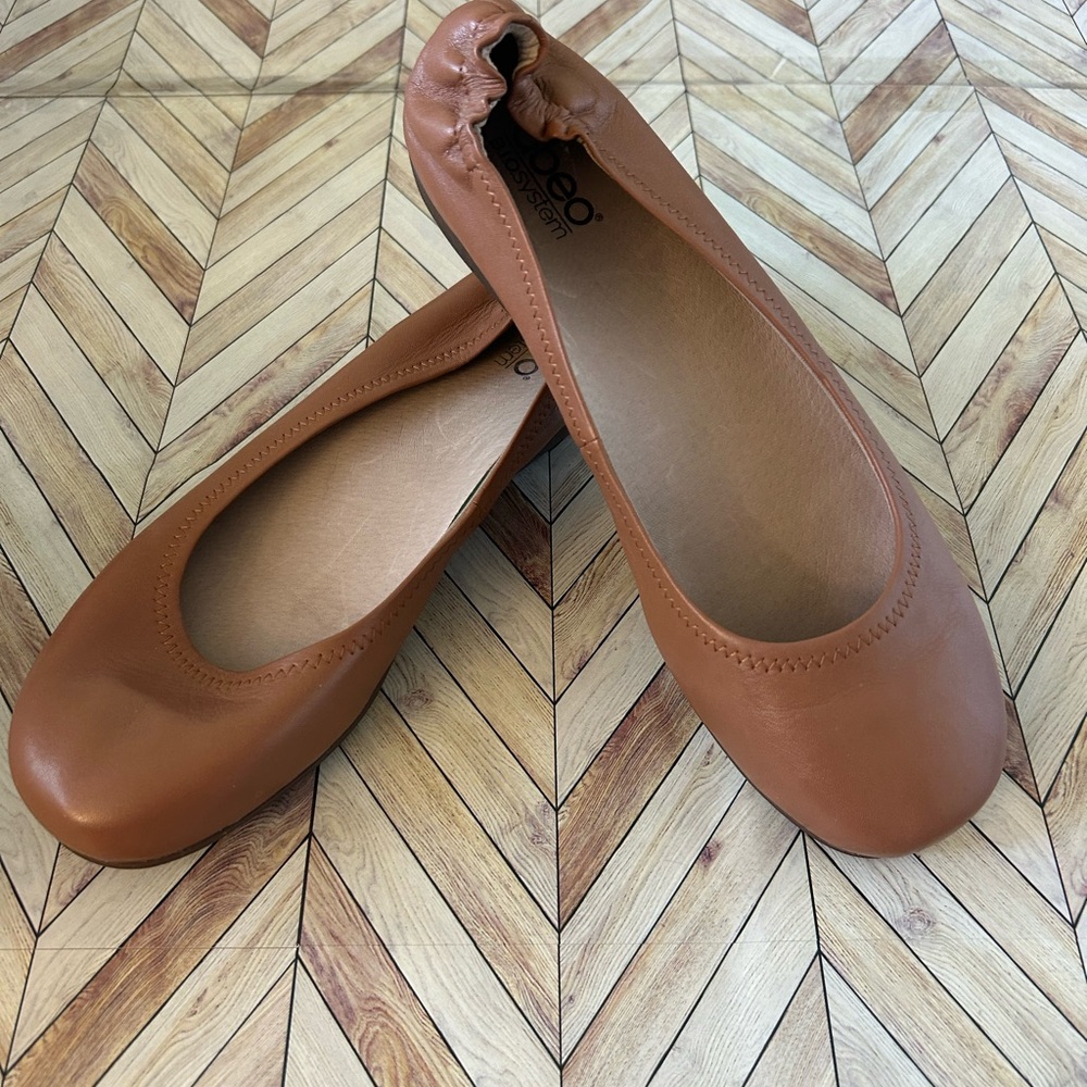 New. Abeo, size 10, slip-ons. Worn only in house to try on.